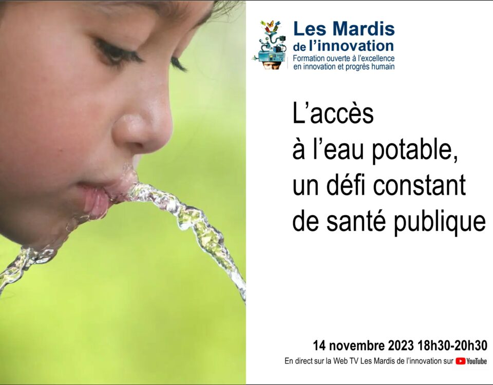 Bannière pour le Mardi de l'innovation sur l'eau potable et la santé publique